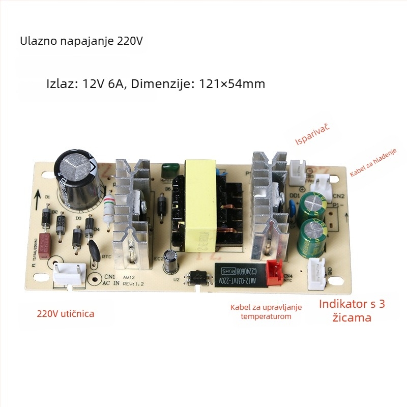 Chladi modul za sustave pitke vode s ledenom komorom, elektronički hladnjak, linija za pročišćavanje vode i hladnjak čaj-bar sustava