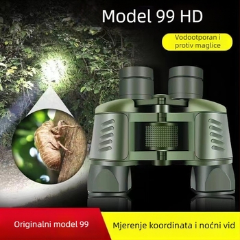Binokular visoke snage s HD noćnim vidom i daljinskim mjeračem, prijenosni