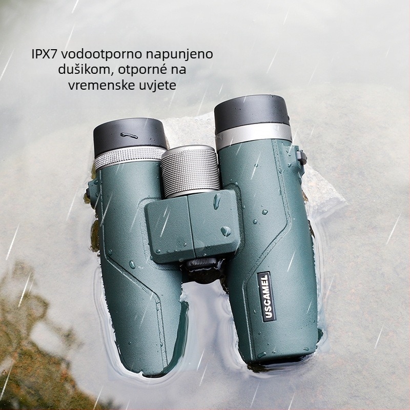 Binokulari 10x42 s punjenjem azotom i vodootpornom konstrukcijom, HD optika za lov na otvorenom i promatranje ptica