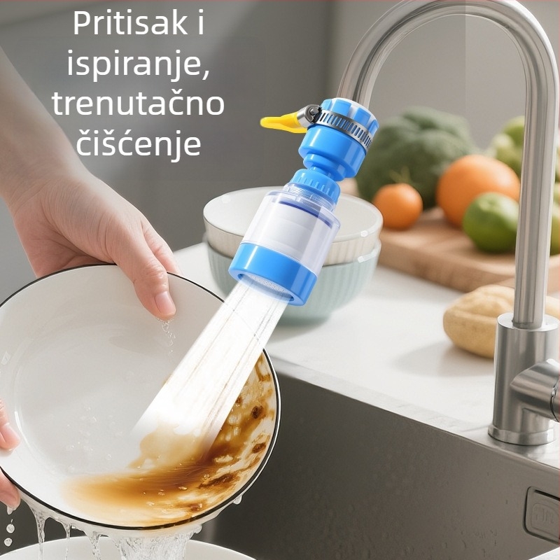 Proširenje filtra kuhinjskog slavina; mlaznica protiv prskanja; plastični pročišćivač
