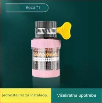 Filter za kuhinjsku slavinu s produženjem, universalna mlaznica protiv prskanja (PVC, moderan stil)