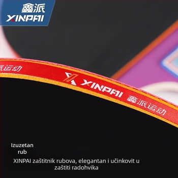 Xinpai reketa za stolni tenis s pločom od lipovog drveta, reverse guma, horizontalni zahvat, standardne specifikacije