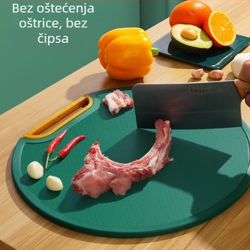 Chang Kun plastična daska za rezanje – prehrambena kvaliteta, dvostrana, prijenosna
