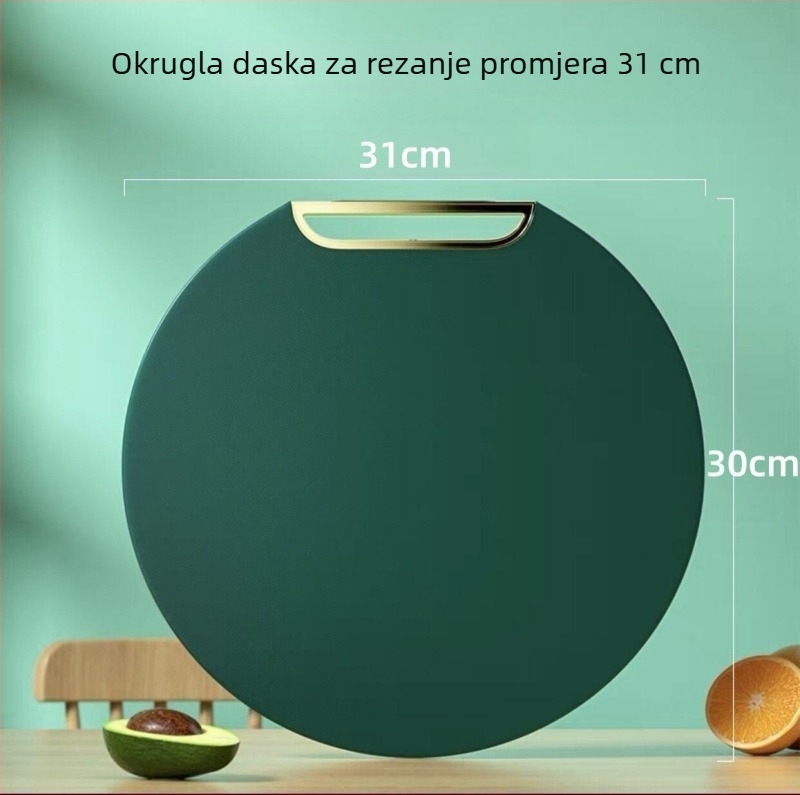Chang Kun plastična daska za rezanje – prehrambena kvaliteta, dvostrana, prijenosna