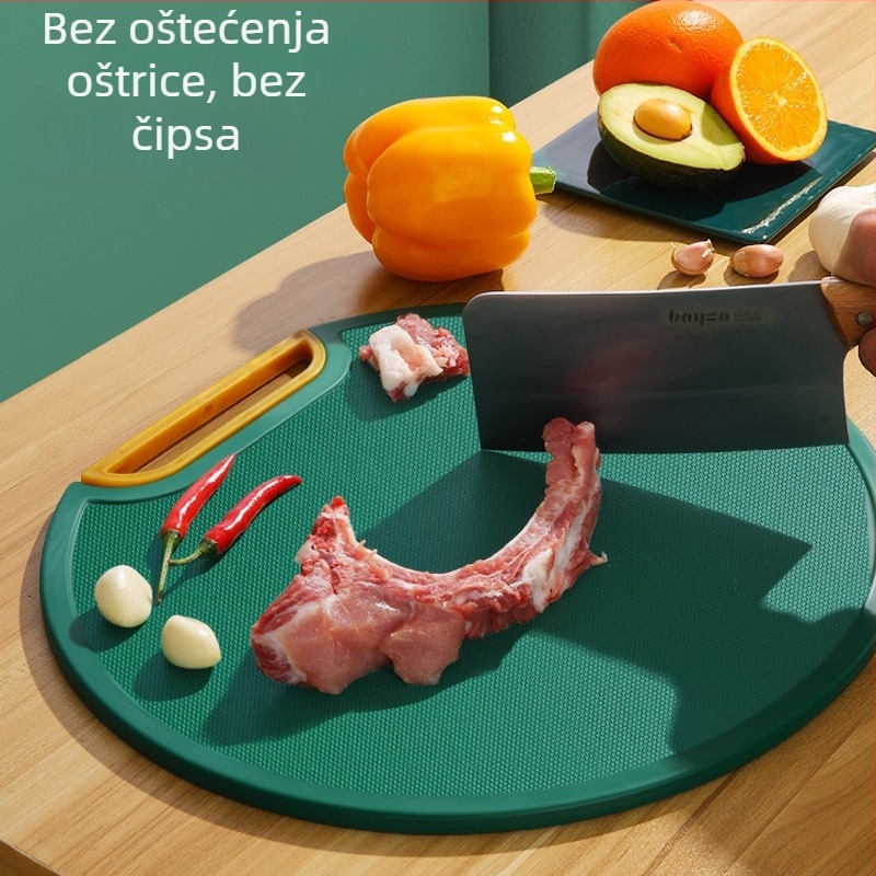 Chang Kun plastična daska za rezanje – prehrambena kvaliteta, dvostrana, prijenosna