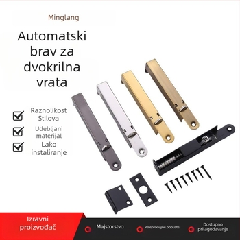 Automatska protupožarna zasun za prolazna vrata, tip B, nehrđajući čelik, elektroplatirani završni sloj