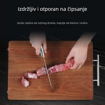 Daska za rezanje od rosewooda, masivna, dvostrana, otporna na plijesan, kuhinjska daska