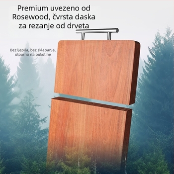 Daska za rezanje od rosewooda, masivna, dvostrana, otporna na plijesan, kuhinjska daska