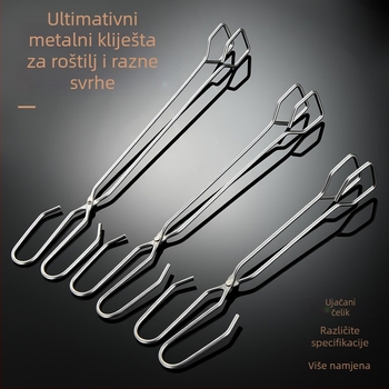 Ugljena klipsa za roštilj — Višenamjenska kuhinjska klipsa, Brend Jinyou, Materijal: galvanizirana otporna žica, Uvođenje proizvoda: Zima 2025