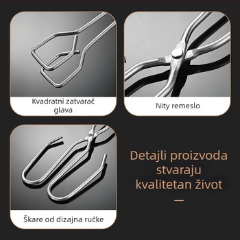 Ugljena klipsa za roštilj — Višenamjenska kuhinjska klipsa, Brend Jinyou, Materijal: galvanizirana otporna žica, Uvođenje proizvoda: Zima 2025