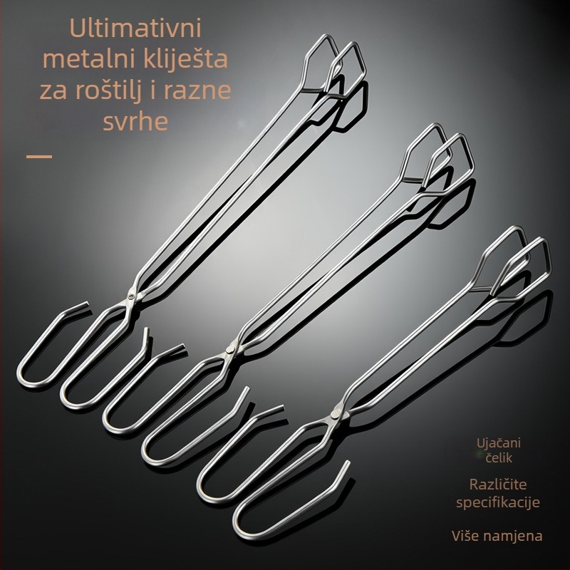 Ugljena klipsa za roštilj — Višenamjenska kuhinjska klipsa, Brend Jinyou, Materijal: galvanizirana otporna žica, Uvođenje proizvoda: Zima 2025