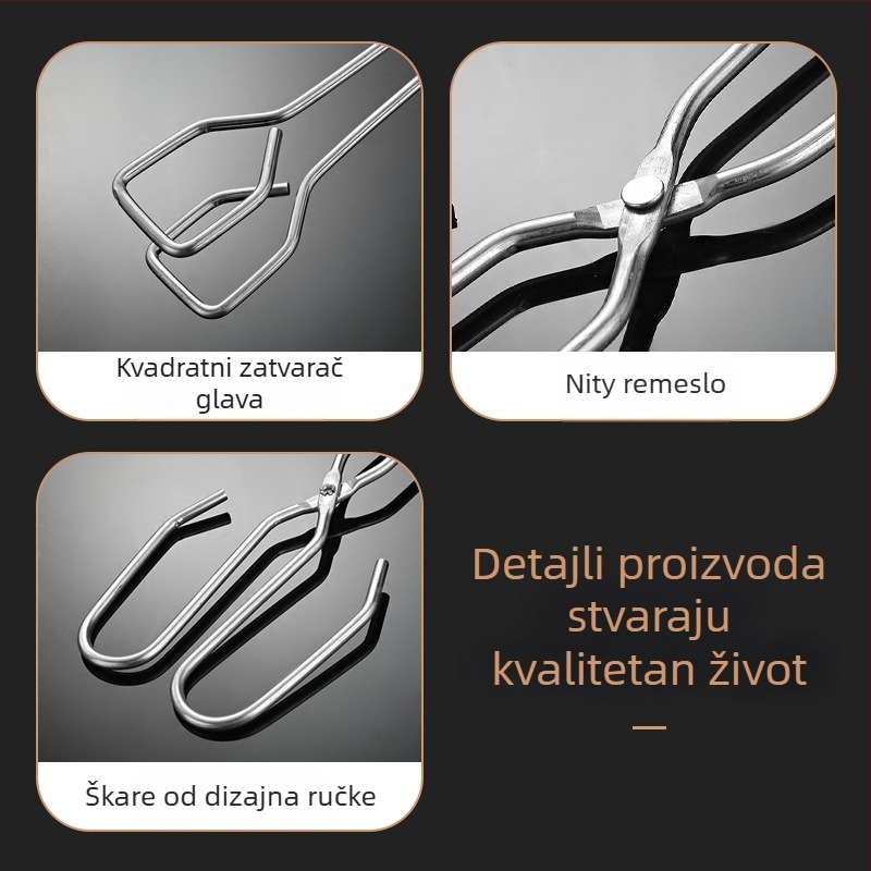 Ugljena klipsa za roštilj — Višenamjenska kuhinjska klipsa, Brend Jinyou, Materijal: galvanizirana otporna žica, Uvođenje proizvoda: Zima 2025