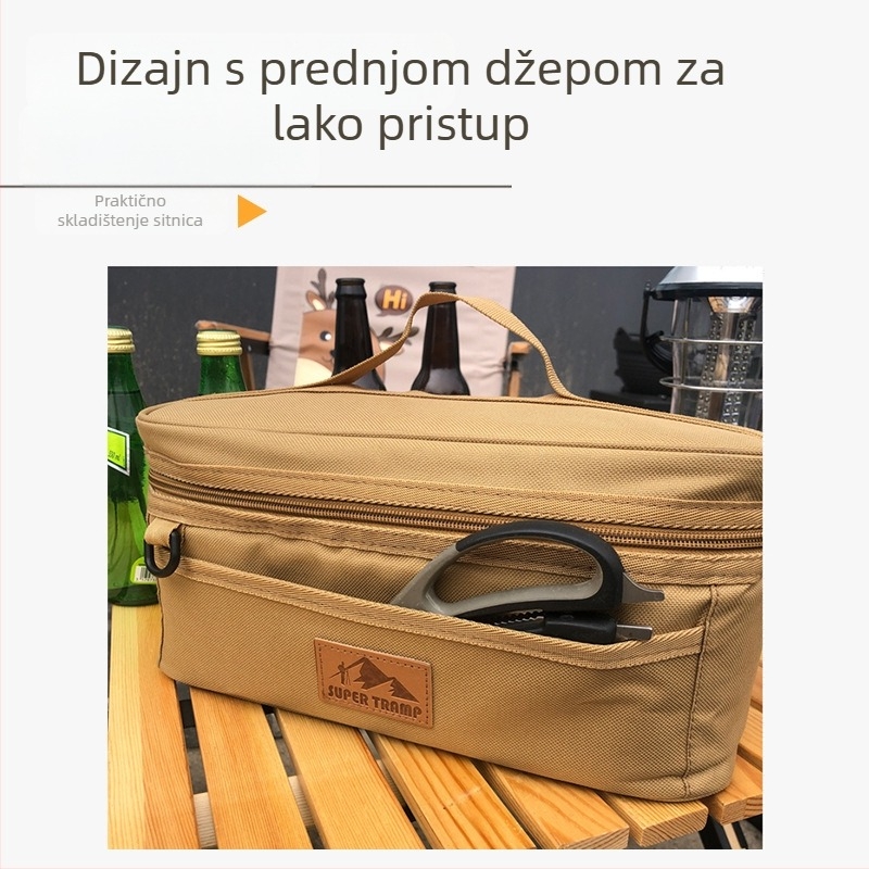 Set vrećica za začine na otvorenom – prijenosni kuhinjski set za kampiranje (Brand: Super wanderer; Specifikacija: Set; Kategorija proizvoda: torba/kutija za pohranu)