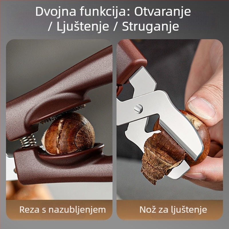 Kesten otvorivač s križnim otvorom i alat za ljuštenje (Marka: Friendly; Podrijetlo: Zhejiang; Stil: Moderno jednostavno)