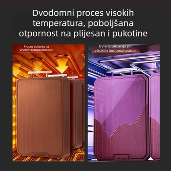 Ebony daska za rezanje od masivnog drveta, dvostrana, COOKER KinG, porijeklo Yongkang, proljeće 2021 izlazak