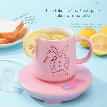 DF118 USB čaša za grijanje i hlađenje, 24W, 400 ml, grijanje i hlađenje, prijenosna za auto i dom