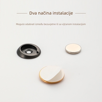 Hy9 stopper za vrata, cinkov spoj, podna montaža, automatski, moderni minimalistički dizajn