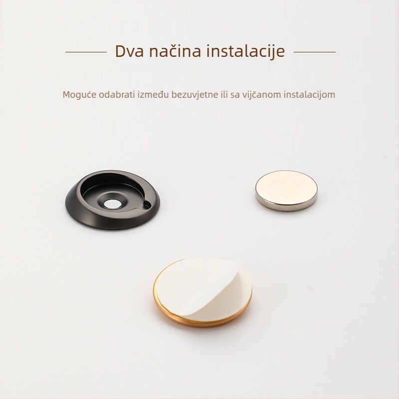 Hy9 stopper za vrata, cinkov spoj, podna montaža, automatski, moderni minimalistički dizajn