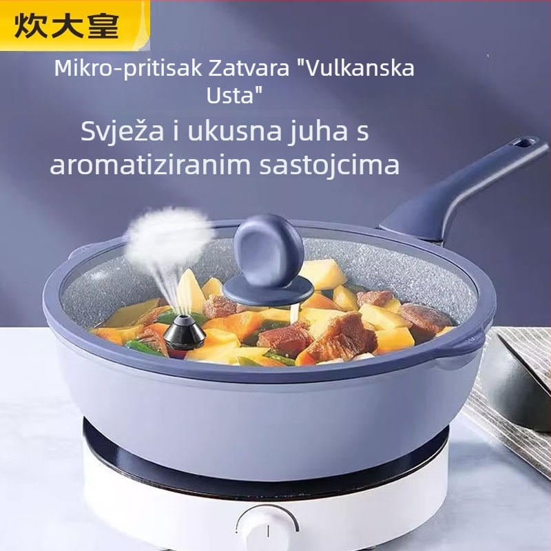Wok od aluminijskog legura, korejskog stila, neprijanjajuća površina, model KA71521