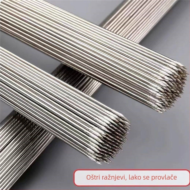 Roštilj štapići od 201 nehrđajućeg čelika – polukružnog profila, sklopivi, elektroforetska obrada, premium razina