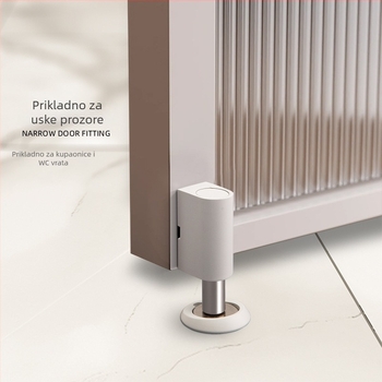 CP026 Bakreni podni stopper za vrata — elektroplatirani završetak, ručno upravljanje
