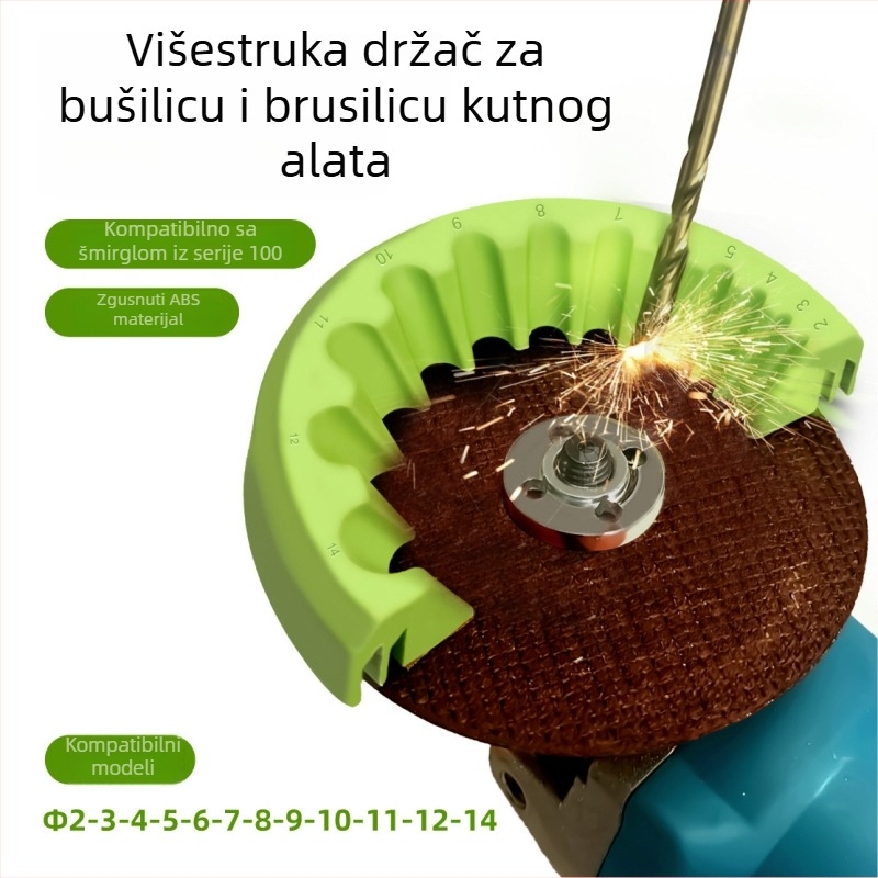 12-u-1 alat za brušenje i poliranje bušilica za kutne brusilice tipa 100 — držač bušilica Yunbei
