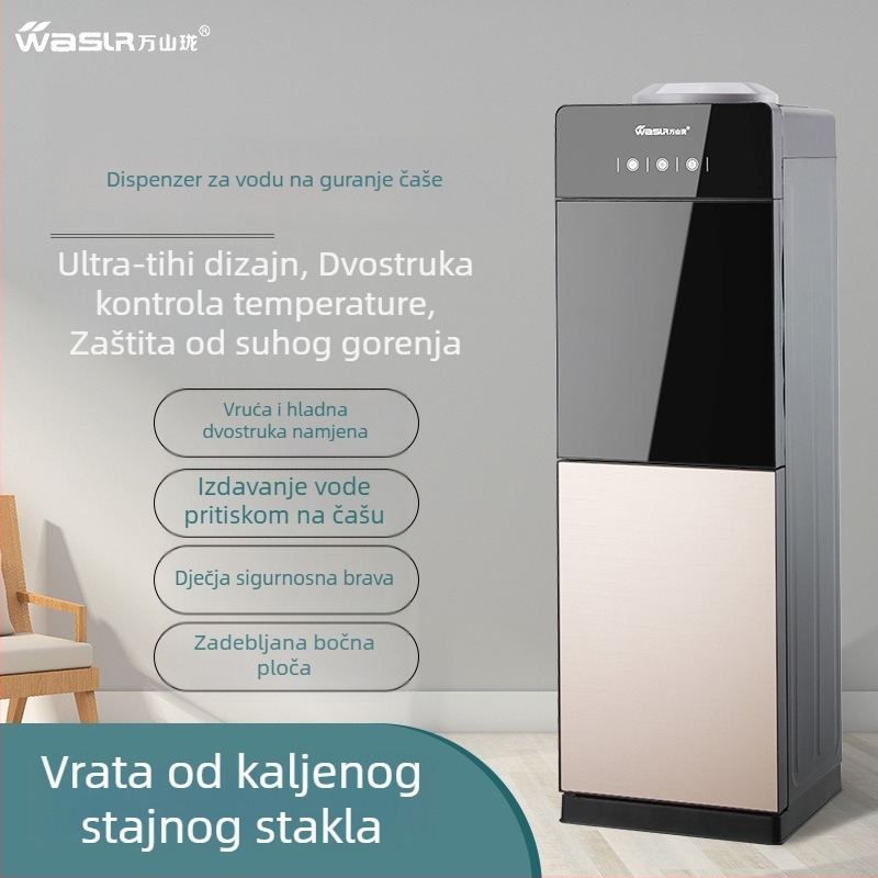 Kućni dispenser za vodu, uspravni dizajn, topla i hladna voda, brzo zagrijavanje, pametan