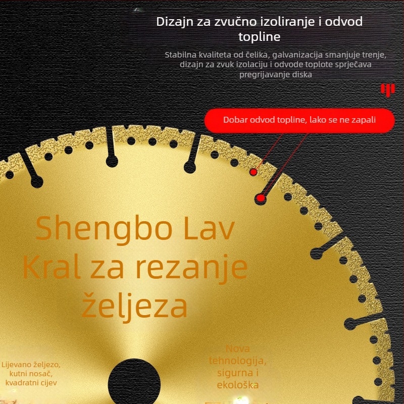 Disk za kutnu brusilicu za metal – dijamantni disk za nehrđajući čelik, kutni željezo, četvrtasti profil i navojno željezo – San Platinum Lion