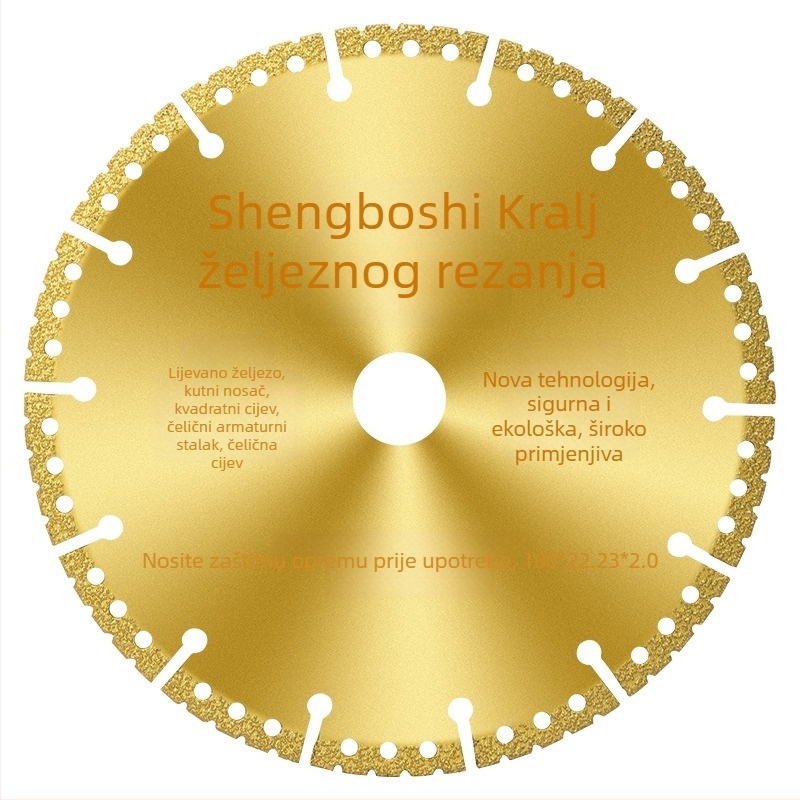 Disk za kutnu brusilicu za metal – dijamantni disk za nehrđajući čelik, kutni željezo, četvrtasti profil i navojno željezo – San Platinum Lion