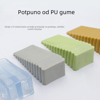 Podni gumeni stopper za vrata, model 46119125, otporan na vjetar, protiv sudara i zapinjanja, ručna kontrola, moderan minimalistički stil