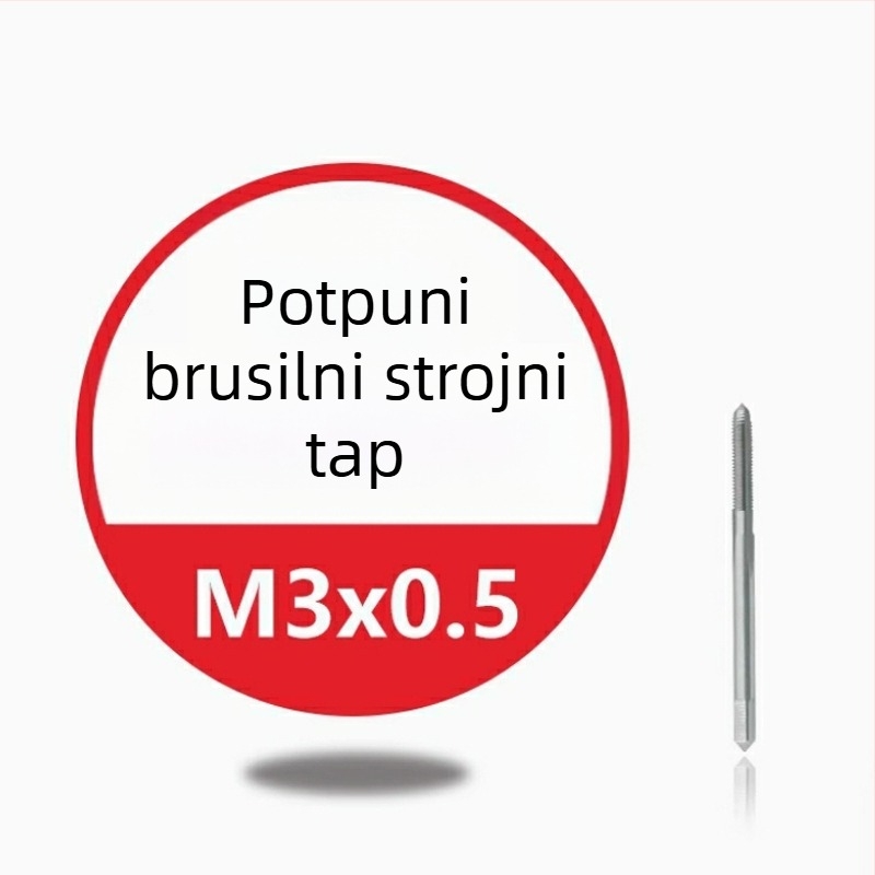 Nehrđajući čelični strojni tap za navoj — titan premaz, sadržaj kobalta