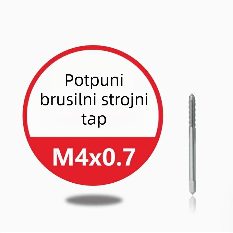Nehrđajući čelični strojni tap za navoj — titan premaz, sadržaj kobalta