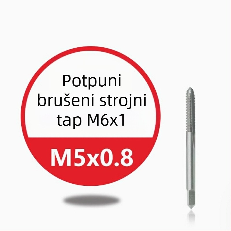 Nehrđajući čelični strojni tap za navoj — titan premaz, sadržaj kobalta