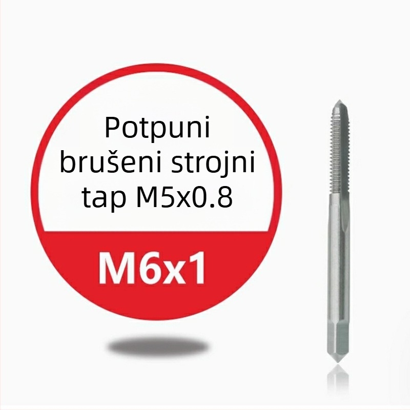 Nehrđajući čelični strojni tap za navoj — titan premaz, sadržaj kobalta