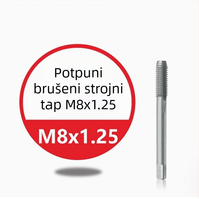 Nehrđajući čelični strojni tap za navoj — titan premaz, sadržaj kobalta