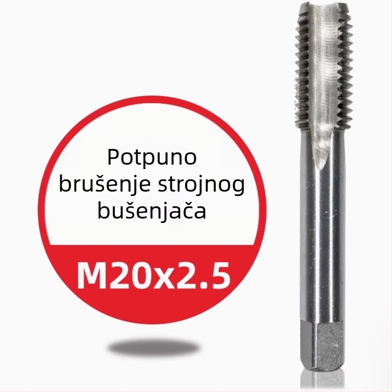 Nehrđajući čelični strojni tap za navoj — titan premaz, sadržaj kobalta
