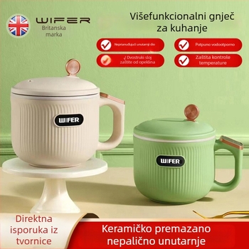Višenamjenska električna vruća posuda i mini rižara, model Tq-03a, IH grijanje, unutarnja posuda od nehrđajućeg čelika, upravljanje mikrokontrolerom, kapacitet do 2 L, s podiznom funkcijom