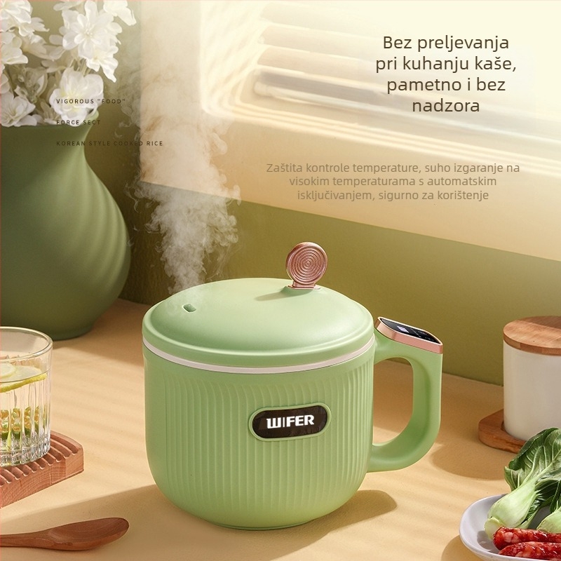 Višenamjenska električna vruća posuda i mini rižara, model Tq-03a, IH grijanje, unutarnja posuda od nehrđajućeg čelika, upravljanje mikrokontrolerom, kapacitet do 2 L, s podiznom funkcijom