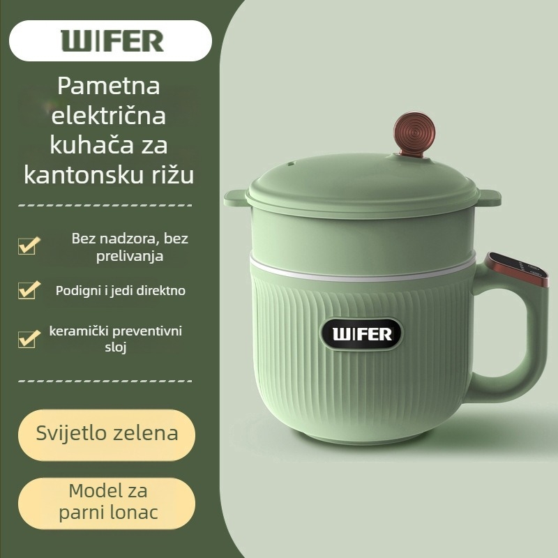 Višenamjenska električna vruća posuda i mini rižara, model Tq-03a, IH grijanje, unutarnja posuda od nehrđajućeg čelika, upravljanje mikrokontrolerom, kapacitet do 2 L, s podiznom funkcijom