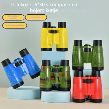 Aiweite 6x30 dječji igraći binokularni teleskop, kompaktni i prijenosni, PP materijal