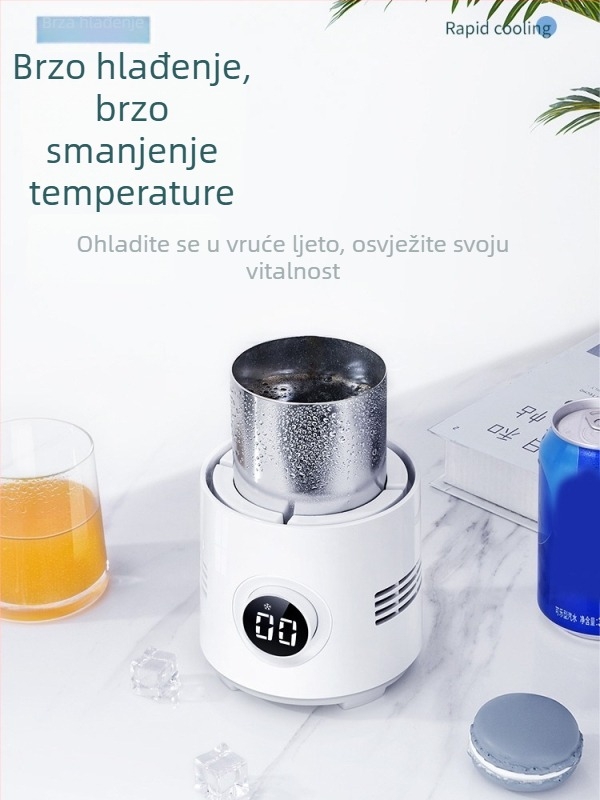 Mini prijenosna čaša za hlađenje napitaka, Ice Boy model, DC napajanje 220V