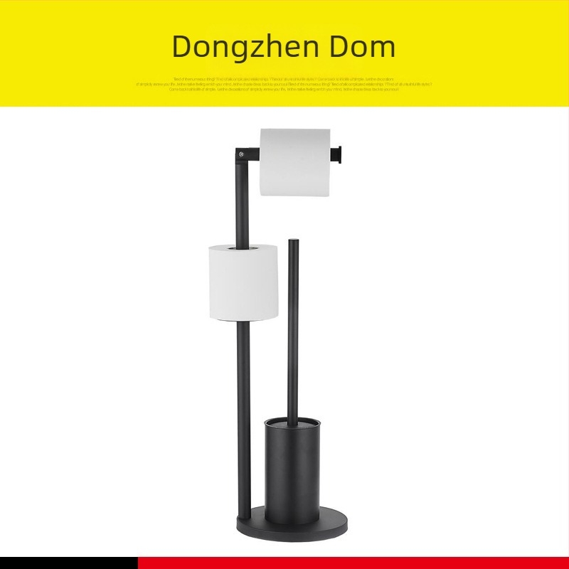 Podni stalak za toaletni papir i četkicu za WC, dvodijelni set, moderan minimalistički stil