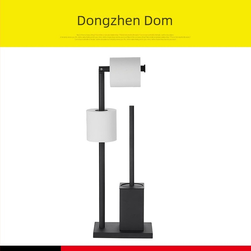 Podni stalak za toaletni papir i četkicu za WC, dvodijelni set, moderan minimalistički stil