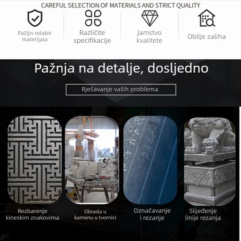 Dijamantni debeli disk za rezanje kanala u granitu i betonu sa glavom za brušenje - GTX