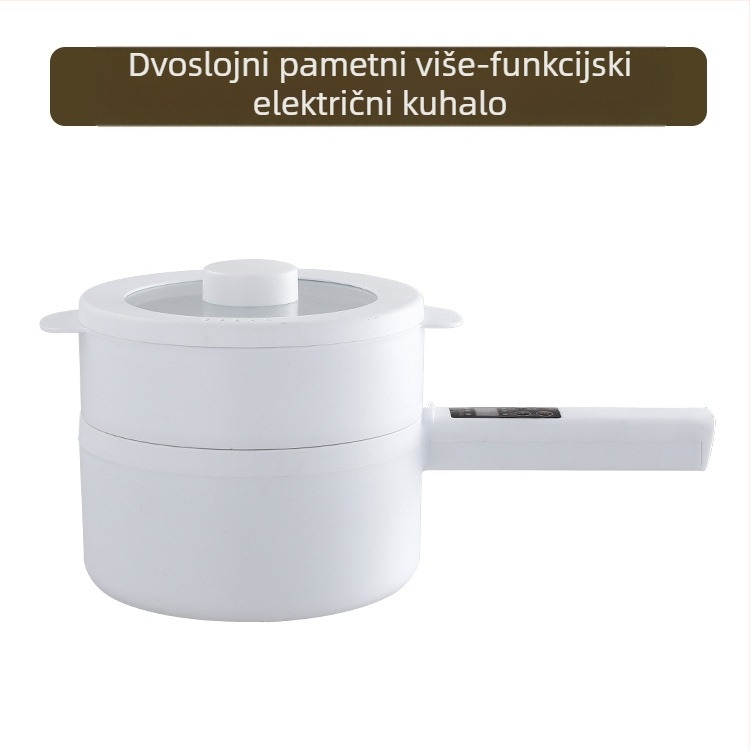 Višestruka električna kuhaona posuda s keramičkim unutarnjim spremnikom, sve-u-jedno, mikroprocesorsko upravljanje, izolacija, kapacitet 2,1–4 l, za 2–3 osobe