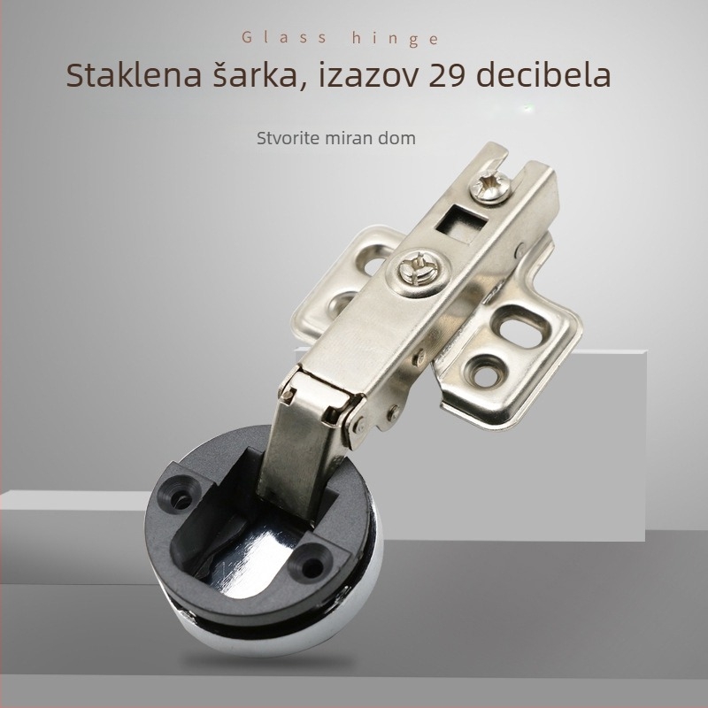 Staklena vitrinska ormarić s hidrauličkim amortizerom, aluminijski okvir, hladno-valjani čelik + ABS