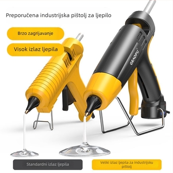 Industrijski razred visokoučinkoviti pištolj za ljepilo na topljenje s podesivom temperaturom i viskoznošću, za kućnu upotrebu