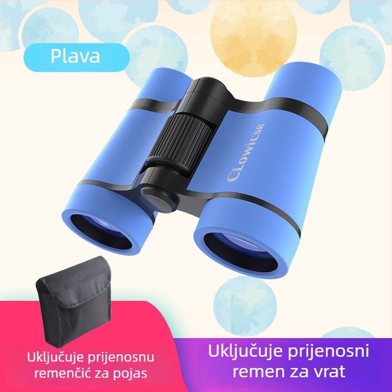Dječji dalekozor 4x30, visoka rezolucija optike, edukativna vanjska igra, izlazna zjenica 7,5 mm, udaljenost oka 10 mm