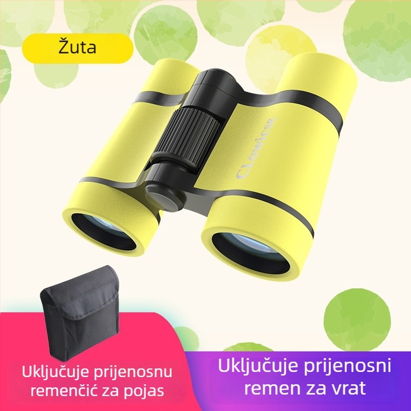 Dječji dalekozor 4x30, visoka rezolucija optike, edukativna vanjska igra, izlazna zjenica 7,5 mm, udaljenost oka 10 mm