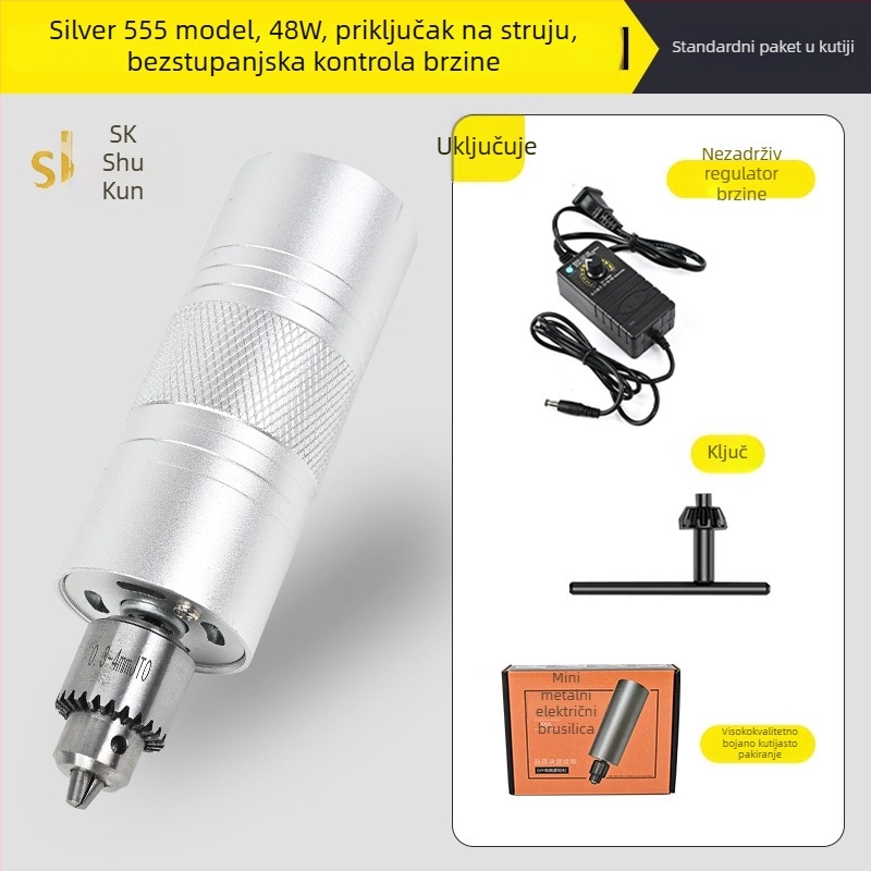 Shuokun Visoko-mocni ručni električni brusilica za poliranje i graviranje nefrita, s napajanjem iz mreže, do 50V, pogodno za nefrit, drvo, metal, plastiku i DIY